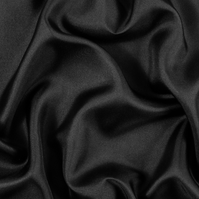 14mm Black Silk Twill | Mood Fabrics