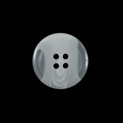 Off-White Translucent Four-Hole Button - 36L/23mm | Mood Fabrics