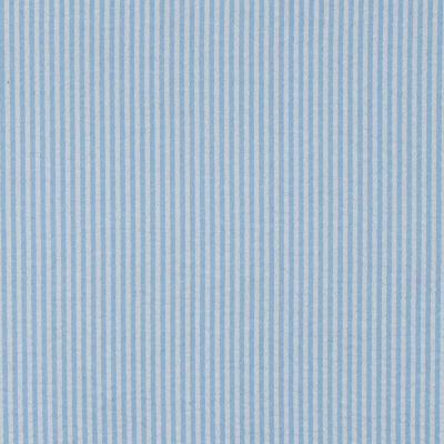 Dewey Light Blue Candy Striped Seersucker | Mood Fabrics