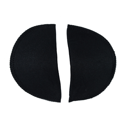 Foam Shoulder Pads Covered with Black Polyester - 6