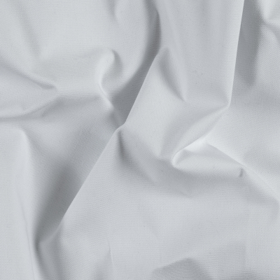 Heavy White Cotton Canvas/Non-Fusible Stiffener | Mood Fabrics