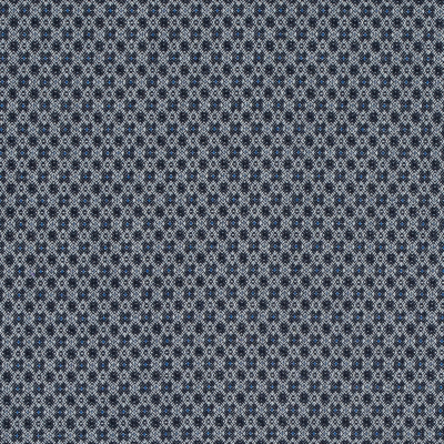 Paloma Geometric Stretch Cotton Woven with True Blue Accents | Mood Fabrics