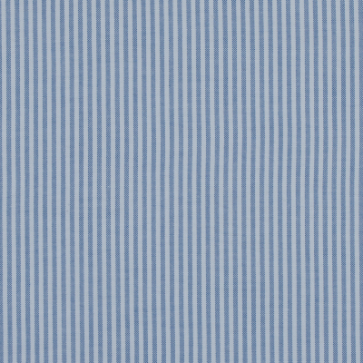 Rag & Bone Dutch Blue and White Candy Striped Cotton Shirting | Mood Fabrics