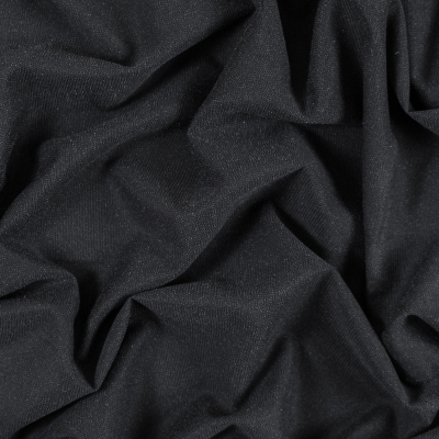 Black Single-Faced Woven Fusible Interfacing | Mood Fabrics