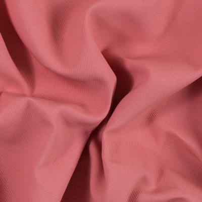 Burnt Coral Polyester Twill | Mood Fabrics