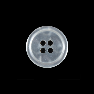 Clear Iridescent Plastic Button - 30L/19mm | Mood Fabrics