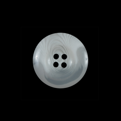 White Translucent Plastic Button - 32L/20mm | Mood Fabrics