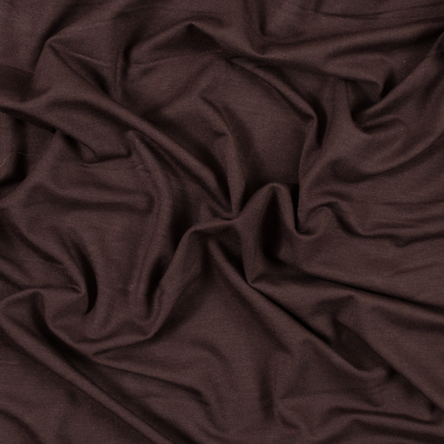 Willow Brown Stretch Bamboo Jersey | Mood Fabrics
