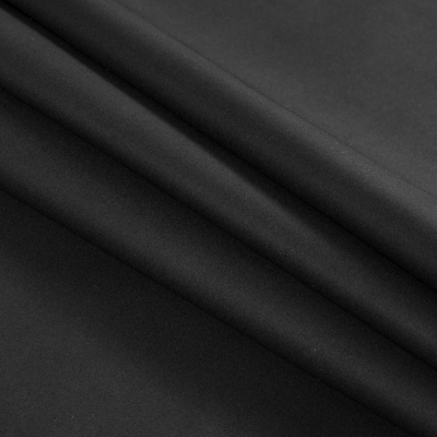 Black Waxed Cotton Woven | Mood Fabrics