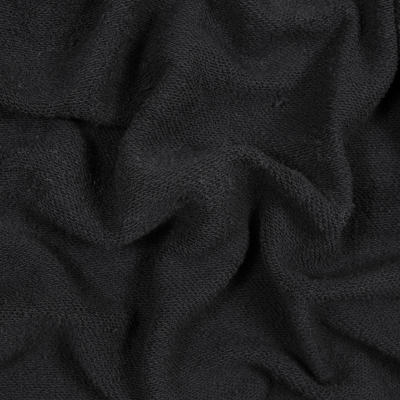 Black Thick Cotton French Terry | Mood Fabrics