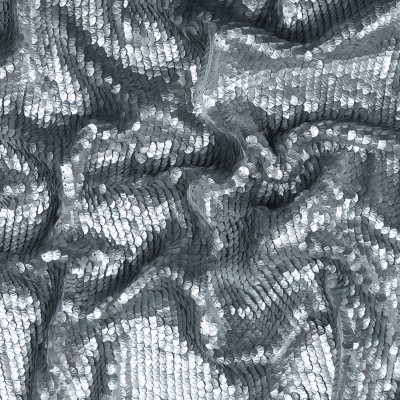 Silver Shell Paillette Sequins | Mood Fabrics