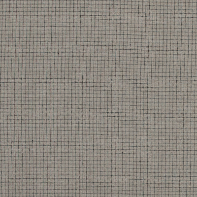 Desert Taupe and Black Graph Check Medium Weight Linen | Mood Fabrics