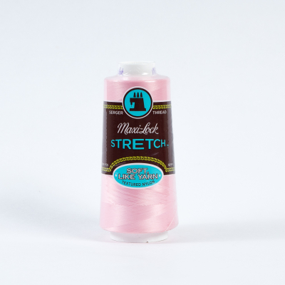 Maxi-Lock Medium Pink Stretch Serger Thread - 2000 yards | Mood Fabrics