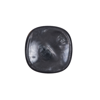 Shiny Charcoal Plastic Self Shank Button - 32L/20mm | Mood Fabrics