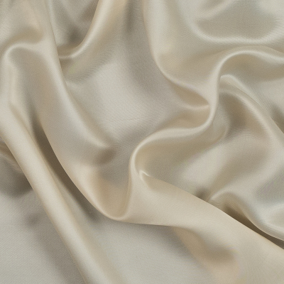 Cream Twill Viscose Lining | Mood Fabrics