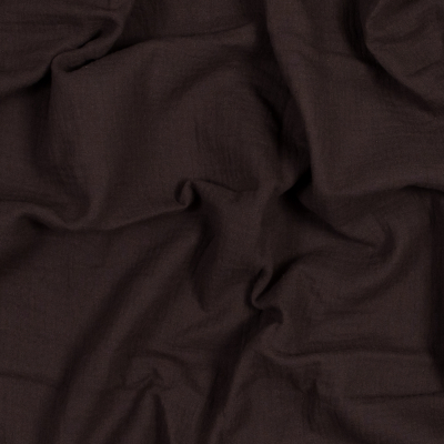 Talamanca Dusty Brown Double Cotton Gauze | Mood Fabrics