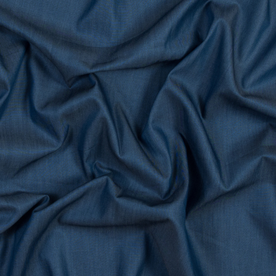 Medium Blue 6oz Hemp Denim | Mood Fabrics