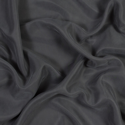 Gray Cupro Twill Lining | Mood Fabrics