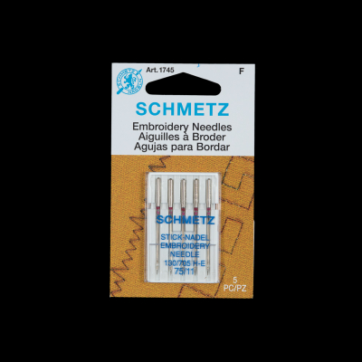 Schmetz Embroidery Machine Needles - 75/11 | Mood Fabrics