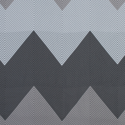 White, Gray and Beige Chevron Quilted Jacquard | Mood Fabrics