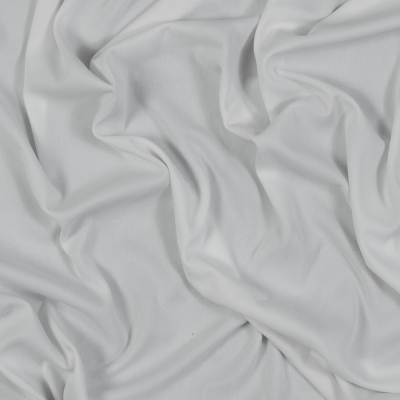 Ultra Soft White Stretch Polyester Jersey | Mood Fabrics