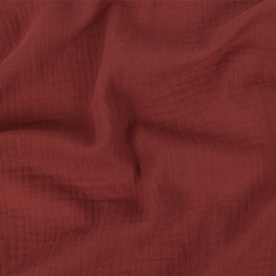 Talamanca Rosewood Double Cotton Gauze | Mood Fabrics