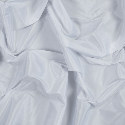 Bellamy White Plain Dyed Polyester Taffeta | Mood Fabrics
