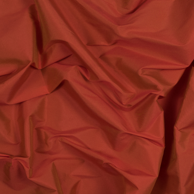 Bellamy Orange Plain Dyed Polyester Taffeta | Mood Fabrics