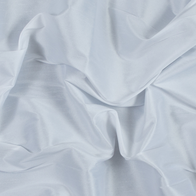 Eirian White Polyester Shantung | Mood Fabrics