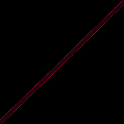 Dark Red Single-Faced Velvet Ribbon - 0.25