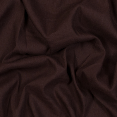 Asturias Chocolate Stretch Linen Woven | Mood Fabrics