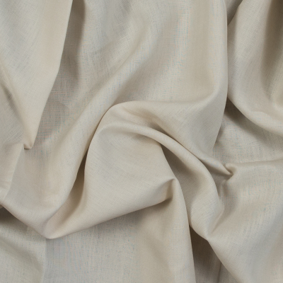 Wide Ostrava Sand Linen Woven | Mood Fabrics