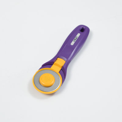 Olfa Purple Splash 45mm Rotary Cutter | Mood Fabrics