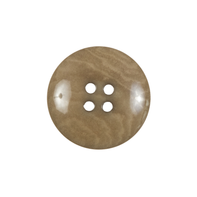 Fawn Horn 4-Hole Button - 36L/23mm | Mood Fabrics