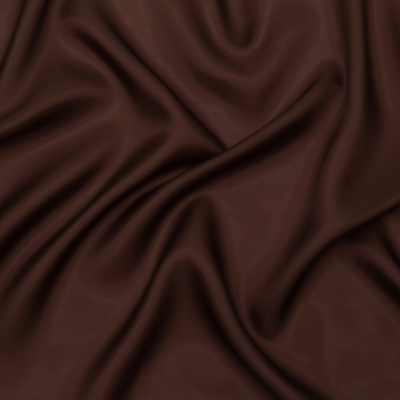 Lucidum Chocolate Brown Bemberg Lining | Mood Fabrics