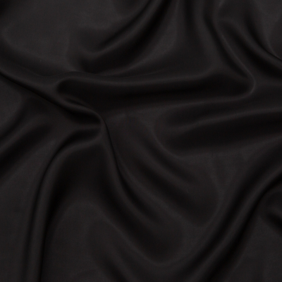 Lucidum Black Bemberg Lining | Mood Fabrics