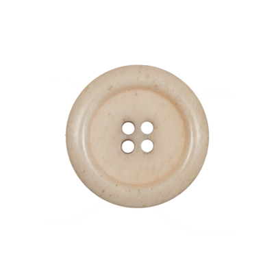 Sand Horn 4-Hole Button - 36L/23mm | Mood Fabrics