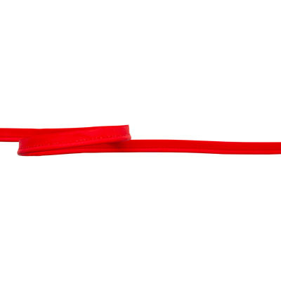 Italian Red Rubbery Cord with Lip - 0.375