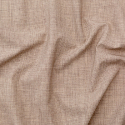 Italian Heather Hazel Stretch Wool Suiting | Mood Fabrics