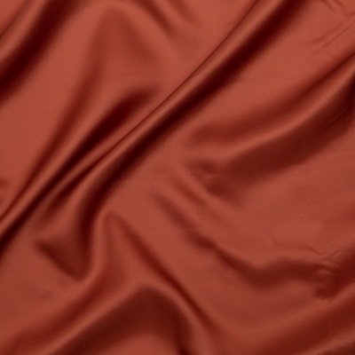 Theory Orange Spice Rayon Twill Lining | Mood Fabrics