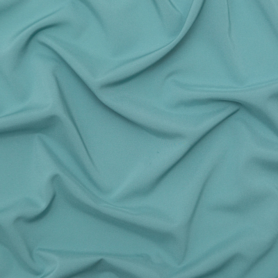 Theory Aegean Blue Stretch Polyester Crepe de Chine | Mood Fabrics