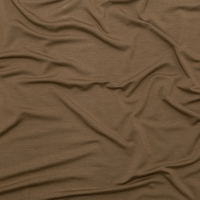 Toasted Coconut Stretch Rayon Jersey | Mood Fabrics
