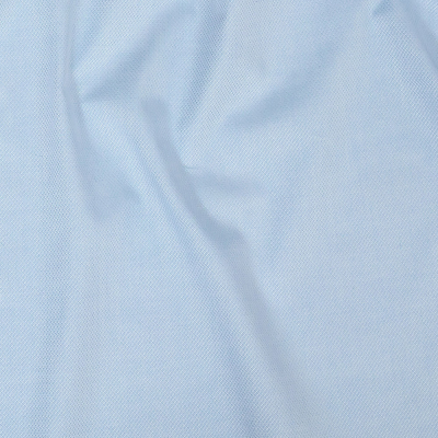 Premium Light Blue Patterned Dobby Cotton Shirting | Mood Fabrics