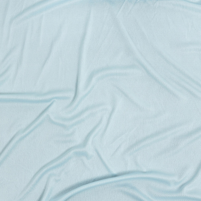 Premium Luca Sky Blue Polyester Pongee Knit Lining | Mood Fabrics