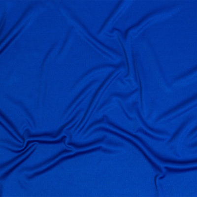 Premium Luca Royal Blue Polyester Pongee Knit Lining | Mood Fabrics