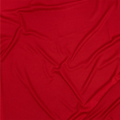 Premium Luca Red Polyester Pongee Knit Lining | Mood Fabrics