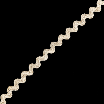 Natural Twisted and Braided Ric Rac Trim - 0.875