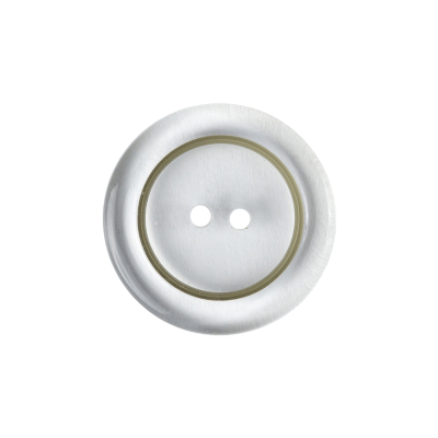 Transparent 2-Hole Tire Shaped Rim Button - 36L/23mm | Mood Fabrics
