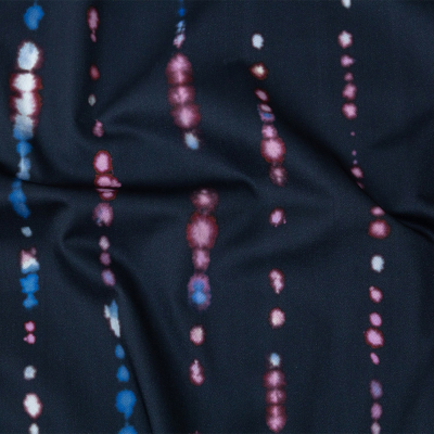 Mood Exclusive Parisian Night Nebulous Luminescence Stretch Cotton Sateen | Mood Fabrics