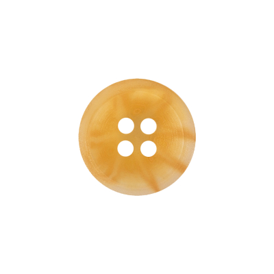 Transparent and Doe Swirls 4-Hole Saucer Button - 28L/18mm | Mood Fabrics